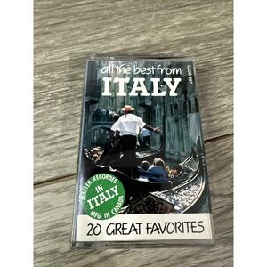 All The Best From Italy 20 Great Favorites Cassette Tape Madacy Sole Mio